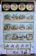 6 Various Early Long Glass Antique Magic Lantern Slides Story Folk Tales Vintage picture
