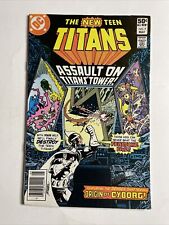 The New Teen Titans #7 (1981) 8.0 VF DC Key Issue Origin Of Cyborg Newsstand picture