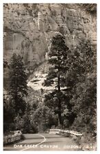 RPPC Oak Creek Canyon Arizona AZ Postcard Unused Real Photo picture