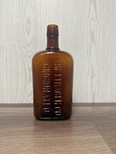 Vintage Whiskey Bottle The I. Trager Co Cincinnati OH Ohio Amber 1 Pint picture