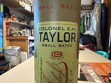 empty bourbon whiskey bottles colonel EH Taylor  picture