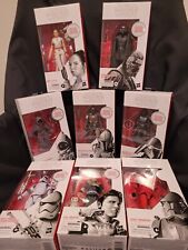 Star Wars The Black Series FIRST EDITION WHITE BOX COMPLETE SET OF 8 (6