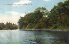Port Jervis,NY Neversink River Orange County New York The Temme Co. Postcard picture