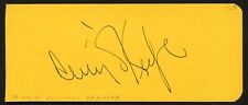Dennis O'Keefe d1968 signed 2x5 cut autograph on 12-23-47 at Biltmore Theater LA picture