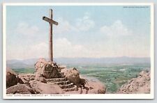 Riverside California~Serra Cross on Rubidoux Mountain~Overlooking Valley~1920s picture