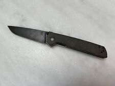 Kizer Vanguard Domin Liner Lock Knife Black Micarta (3.5