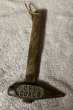 Antique Coal Pick Hammer With Advertising “CF&I”  Rare picture