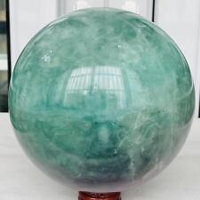 4800G Natural Fluorite ball Colorful Quartz Crystal Gemstone Healing picture