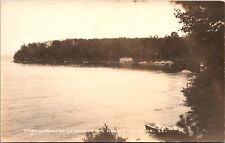 RPPC Lakecroft Inn Shoreline North Sabago Maine  c1910 Real Photo Postcard picture