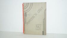 1937 ROSSFORD BULLDOGS HIGH SCHOOL MAROON & GRAY YEARBOOK ROSSFORD OHIO picture