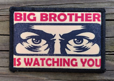 Big Brother Is Watching You Morale Patch Hook and Loop Army Custom Tactical Gear picture