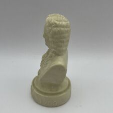 Vintage A Halbe Statuette Bust Sculpture Composer George Frideric Handel NO BOX picture