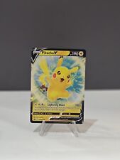 Pokemon - Pikachu V - SWSH198 - Black Star Promo - Half Art Card picture