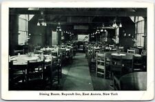VINTAGE POSTCARD THE DINING ROOM AT ROYCROFT INN EAST AURORA NEW YORK PRE-1900 picture