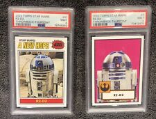 2023 Topps Star Wars Throwback Thursday TBT- R2-D2 - 2 Mint PSA 9’s.  # 7 & # 61 picture