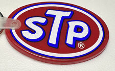 Vintage STP Motor Oil Lubricants Engine Lube Auto Car Maintenance Red Keychain picture