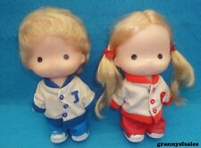 Vintage 1975 Sanrio Patty and Jimmy Set of Two Dolls 6.5 Inches in Height picture