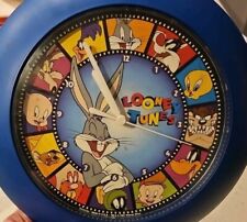 Vtg 1997 Looney Tunes Wall Clock Warner Bros Westclox 11 in USA picture