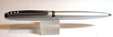 Terzetti Four Diamond Silver Metal Brass Ballpoint Pen+Pouch-new 2023 picture