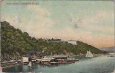 West Point Hudson River Sailboats 1908 Postcard picture