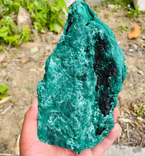 1310g Large Natural Green Malachite Quartz Crystal Mineral Rough Specimen picture