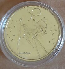 WDW - Walt Disney World 50th Anniversary Commemorative Gold Medallion Coins picture