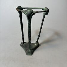 Bronze Stand  Mosaic  Rams Head 6 1/2” Tall picture