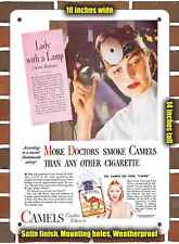 Metal Sign - 1946 More Doctors Smoke Camels Woman Doctor- 10x14 inches picture