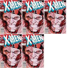 X-Men #7 Jim Lee Newsstand Cover Marvel Comics - 5 Comics picture