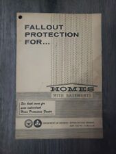 Fallout Protection For Homes with Basements 1967, DOD Office of Civil Defense picture