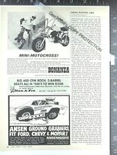 1970 vintage ADS Bonanza Mini-Motocross minibike Saddleback, Ansen traction bars picture