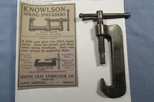 Antique KNOWLSON No. 3 Model T Ford LEAF SPRING SPREADER Pat. Aug. 8, 1914 picture