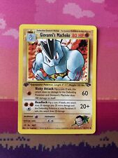 Pokemon Card Giovanni's Machoke Gym Challenge 1st Edition Uncommon 42/132 NM picture