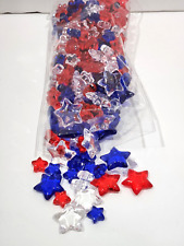 Patriotic 4th Of July Table Scatter Stars Red Blue Bowl Filler Decor  picture