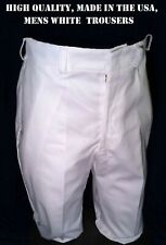 US MILITARY TROUSERS 40x30 HOSPITAL DUTY UNIFORM MEDICAL ASSISTANT WHITE PANTS picture