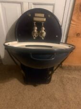 The Adams and Westlake Co. Antique Foldable Porcelain Train Sink Late 1800's picture