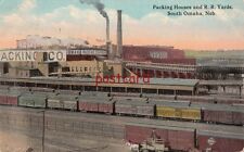 1916 SOUTH OMAHA NB Packing Houses & Railroad Yards, Armour, Omaha Packing Co. picture