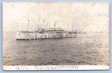 Postcard WWI USS Susquehanna Military Navy Transport Ship At Sea c1919 picture