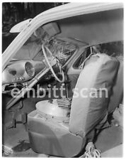 Original Negative, Crashed Ford Custom near Broadway Tunnel Oakland CA 1958, B picture