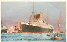 SCARCE VINTAGE The Orient-Royal Mail Line SS ORONTES at Port Said POSTCARD picture