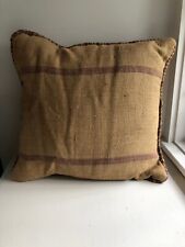 Authentic Italian Grain Sack Pillow, 19”x19” picture