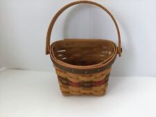 Vintage Longaberger Basket Collectable,small, Hanging Style,liner Included 1999 picture