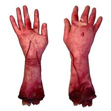 Toyvian Fake Human Severed Arm Hands Tease Props Bloody Dead Body Parts for Hall picture
