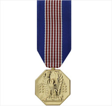 GENUINE U.S. MINIATURE MEDAL- 24K GOLD PLATED: SOLDIER'S MEDAL picture