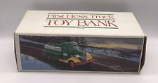 1985 Vintage  First Hess Truck Toy Bank - Brand New picture