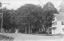 Postcard RPPC C-1910 Massachusetts Elmwood Residence trolley tracks MA24-4856 picture
