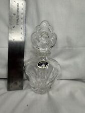 bohemian czech glass perfume bottle Lead Crystal picture