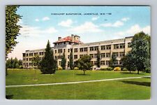 Janesville WI-Wisconsin, Pinehurst Sanatorium, Antique Vintage Souvenir Postcard picture