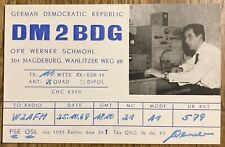 QSL Card- Magdeburg German Democratic Republic - DM2BDG - 1969    Deleted Entity picture
