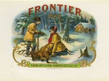 Nave McCord Mercantile Co. NEW Metal Sign: Frontier Cigars 1846 Hunter Theme picture